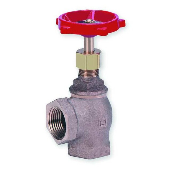 Milwaukee Valve Angle Globe Valve,Class 125,1-1/4 In. 504 1 1/4