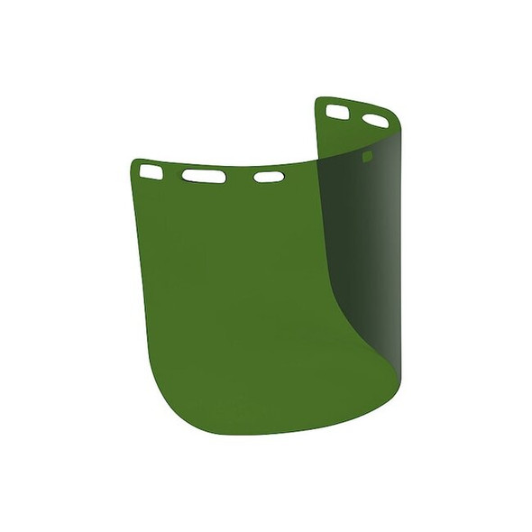 Pip Face Shield Visor, Green Visor, 8 in Height 251-01-7313
