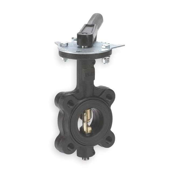 Milwaukee Valve Butterfly Valve,Lug,3 In,CI,Buna Liner ML222B 3
