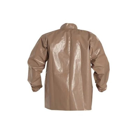 Tychem 5000 Lab Jacket, Tychem(R) 5000, Hook-and-Loop Closure, Tan, XL, 6 PK