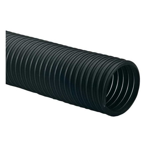 Flexaust Co Ducting Hose,25 ft L,Black 8901040025