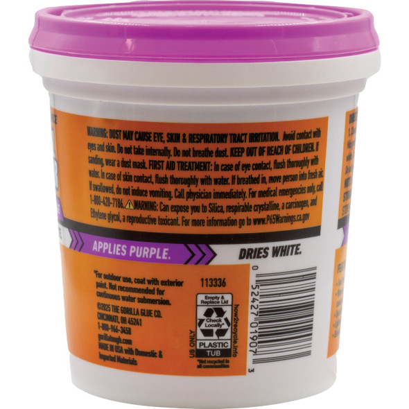 Gorilla Color Change 16 Oz. High Performance Wall Repair Spackling 116568 788123