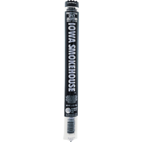 Iowa Smokehouse 1.5 Oz. Country Style Spicy Jalapeno Meat Stick Pack of 24