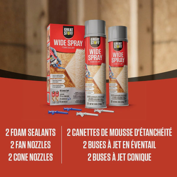 Great Stuff 18 Oz. Wide Spray Foam Sealant 12115891 114804