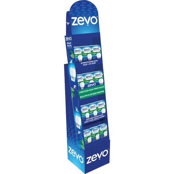 Zevo Plant Flying Insect Trap Floor Display 810121291245