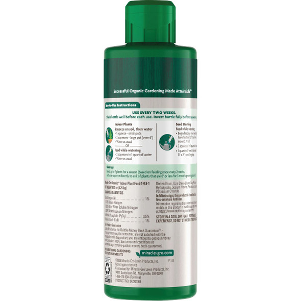 Miracle-Gro 8 Oz. Organic Indoor Plant Food