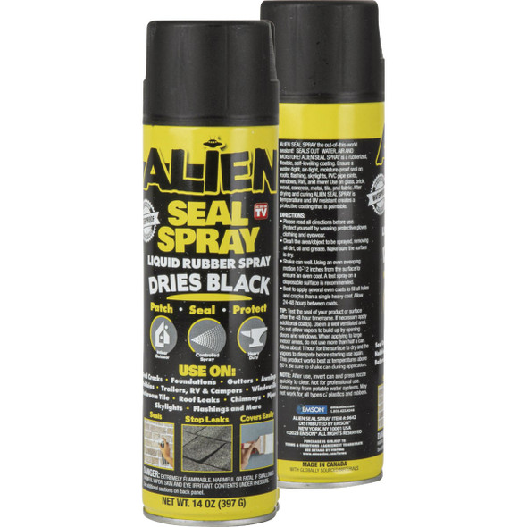 Alien 14 Oz. Seal Spray, Black 9642