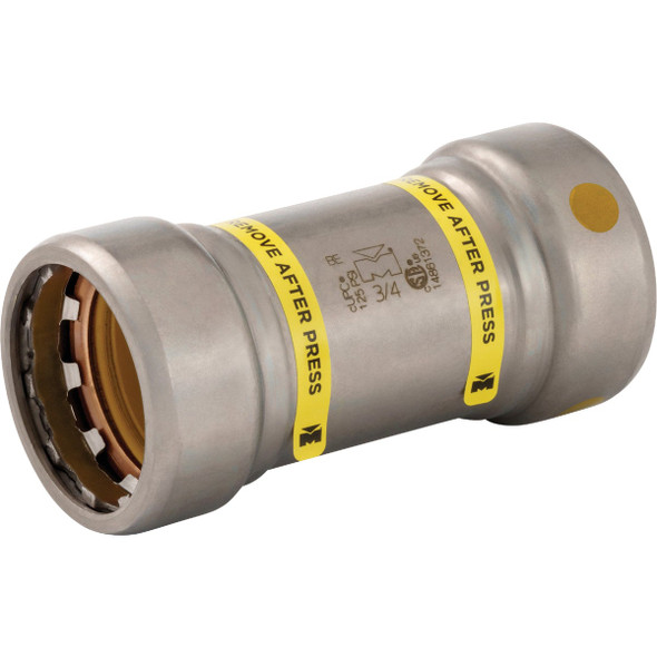 Streamline 3/4 In. P x P Carbon Steel No-Stop Coupling CP01905GL