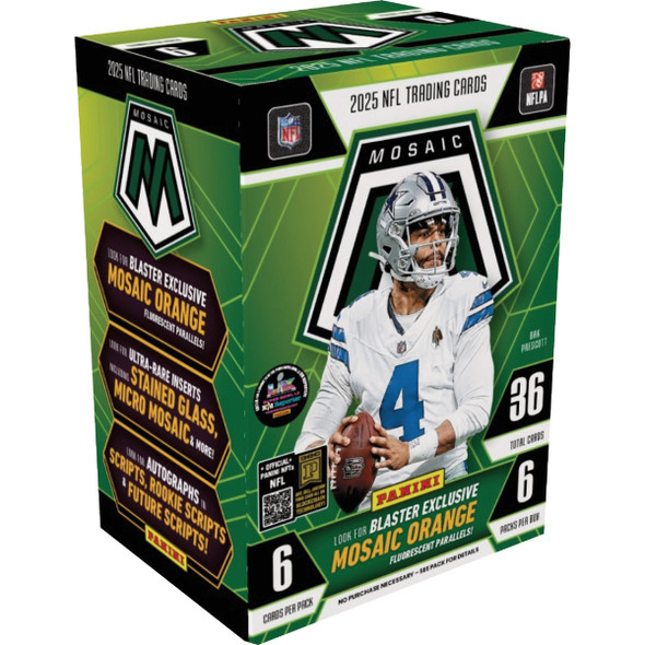 2025 Panini Mosaic Football Blaster Box 2-18622-20