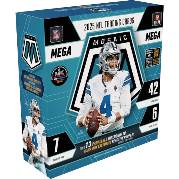 2025 Panini Mosaic Football Mega Box 2-19147-20