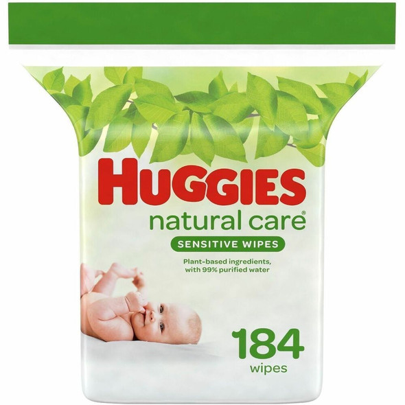 Huggies Natural Care Sensitive Baby Wipes - White - 184 / Pack