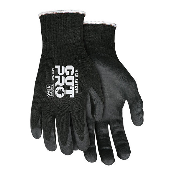 MCR Safety® Cut Pro® Steel Nitrile Gloves, X-Large, Black, 1/Pair