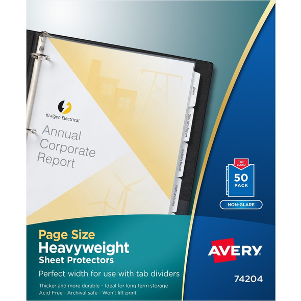 Avery&reg;  Sheet Protector 74204