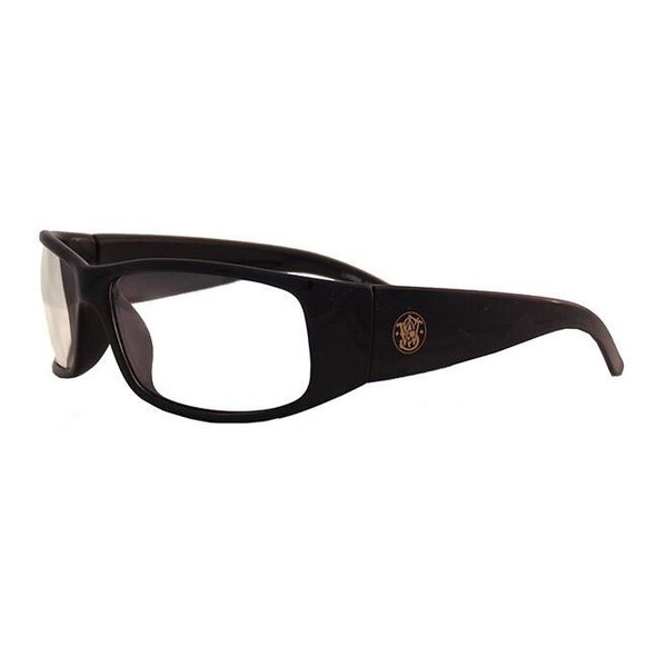 Smith & Wesson® Elite* Eyewear, Black Frame, Clear Anti-Fog Lens, 1/Each