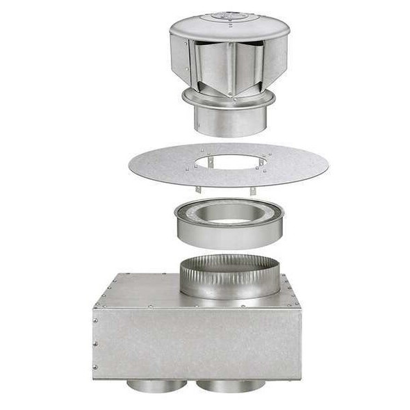 Dayton Combustion Air Inlet Vent Kt,Surface Mnt 32V264