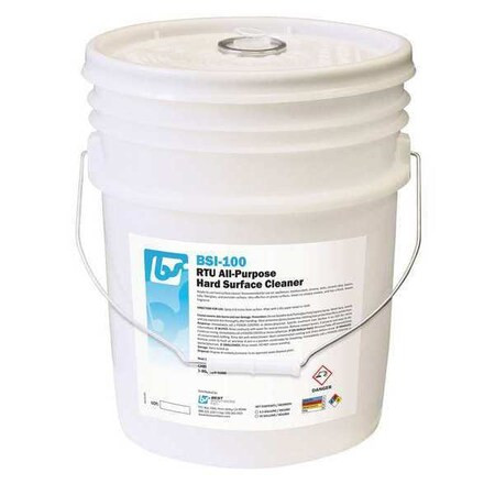 Best Sanitizers Hard Surface Cleaner,5 gal,Bucket BSI1002