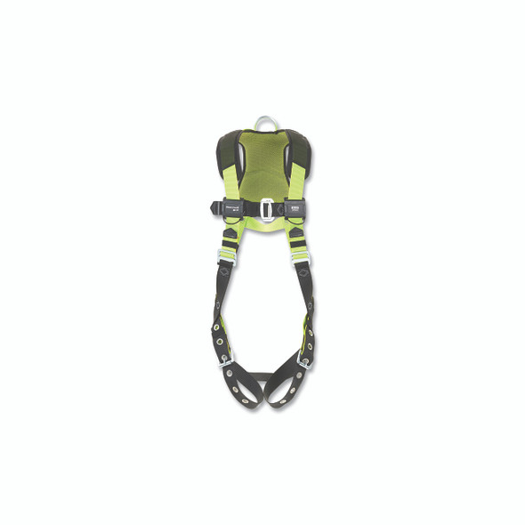 H500 Industry Comfort Full Body Harness, Back D-Ring, Tongue Leg/Mating Chest Buckles, Universal Large/X-Large
