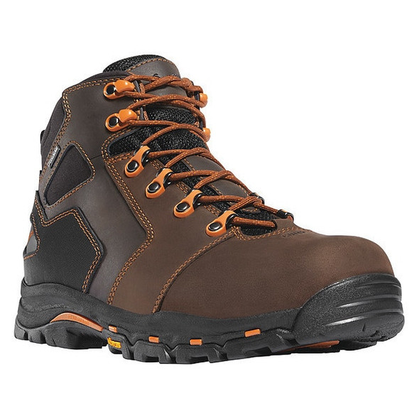 Men's 4 1/2 in Composite Toe Hiker Boot, Brown/Orange, 8, D, 13860