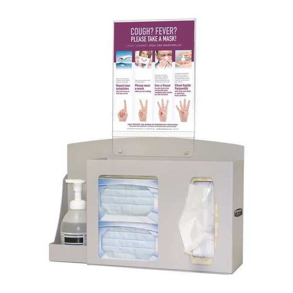 Bowman Dispensers Hygiene Station,Brown,17 7/8" W BD201-0012