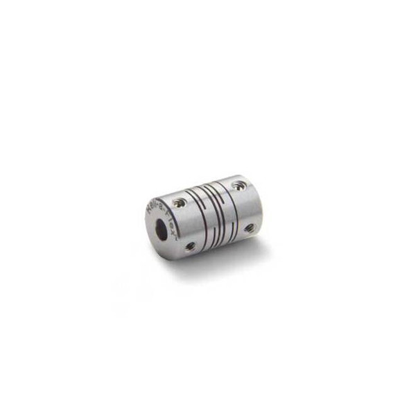 Slit Coupling, Set Screw, Short, Bores 1.5x1.5mm, OD 6.0mm, Aluminum