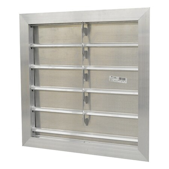 Canarm Manual Damper,Aluminum,Square SR3224X24