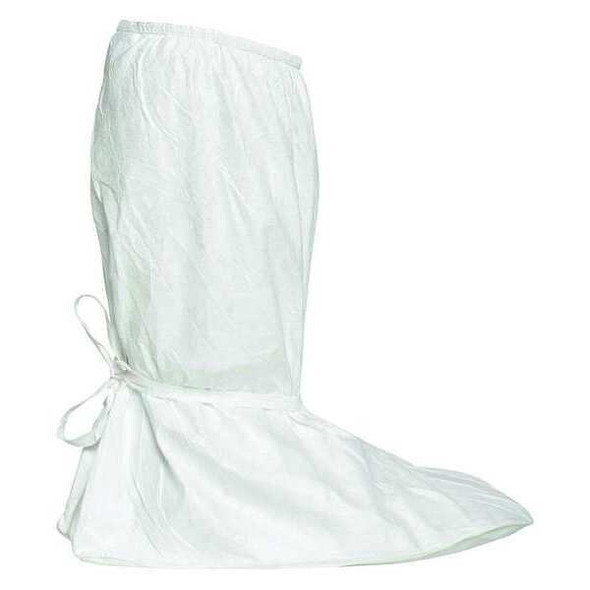 Disposable Boot Covers, Tyvek(R) IsoClean(R), White, Slip Resistant Sole: Yes ,L