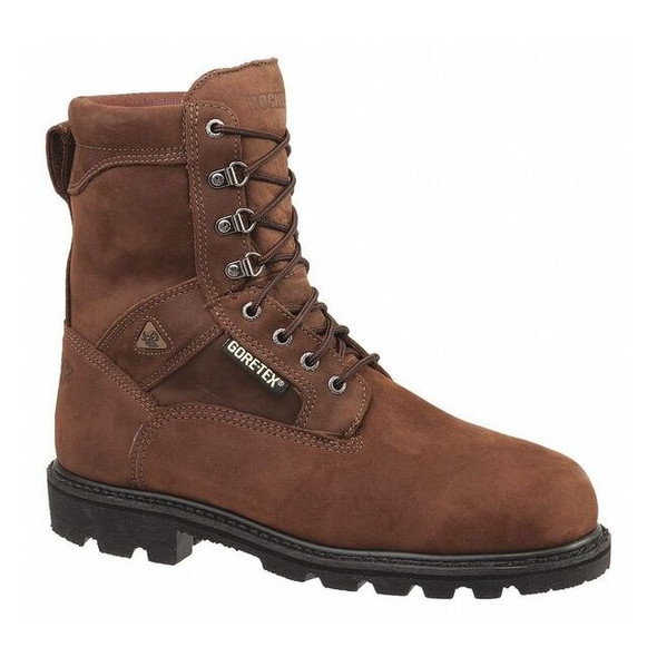 Rocky 8-Inch Work Boot,W,10 1/2,Brown,PR FQ0006223