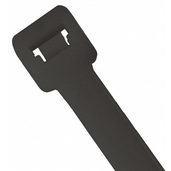Partners Brand Cable Tie, 18 in L, Black, 175 lb Strength, 100 PK CTUV18175
