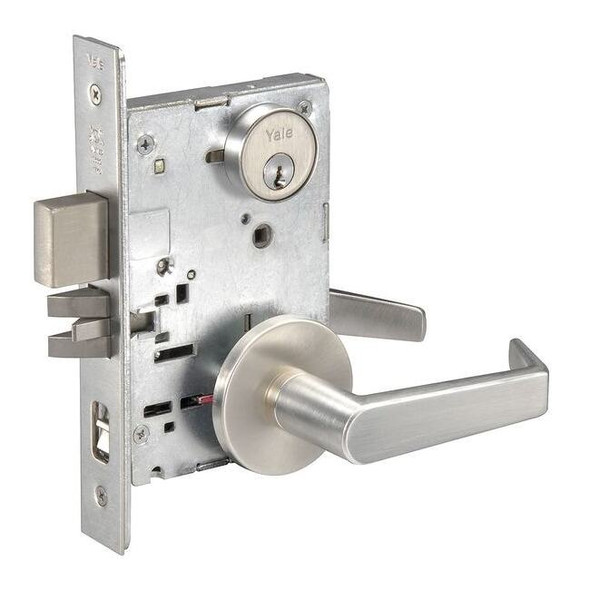Assa Abloy Accentra Lever Lockset,Mechanical,Entrance AUR8867FL x 626 x YMS