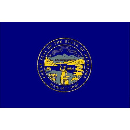 Annin Flagmakers Nebraska State Flag,3x5 Ft 143260