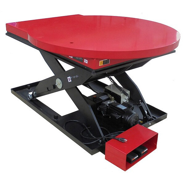 Dayton Scissor Lift Table,2000 lb Load Capacity 60NH63