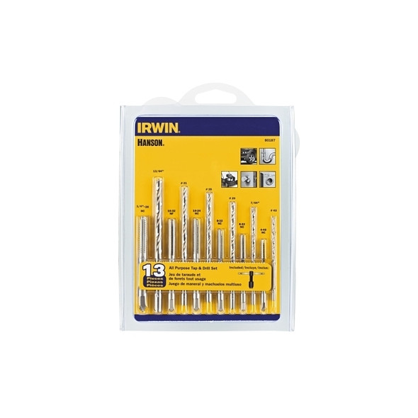 13pc Tap (HCS) & Drill Bit Sets (HSS)
