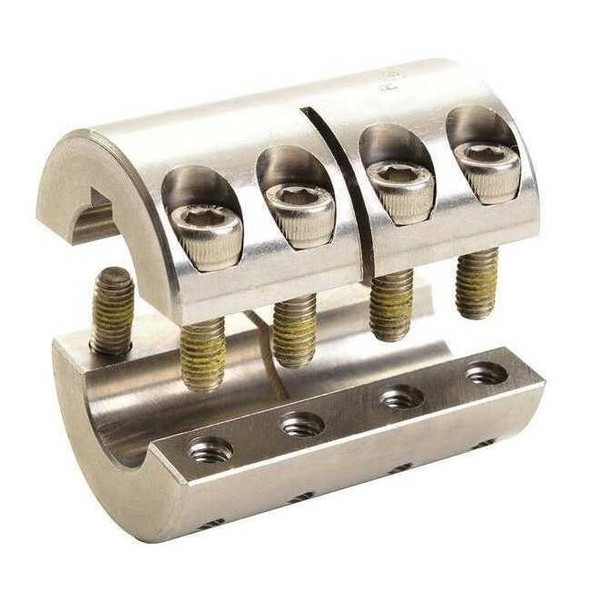 Ruland Coupling,Two Piece,Bore Dia 5/8 In SPC-10-10-SS