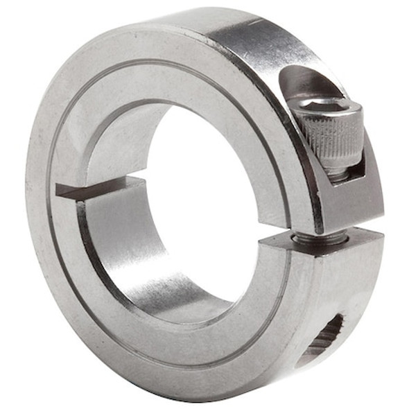 Climax Metal Products Shaft Collar,Clamp,1Pc,7/8 In,SS 1C-087-S