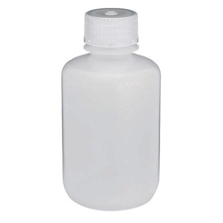 Globe Scientific Bottle, Narrow Mouth, Round, LDPE, 125mL, PK12 7070125