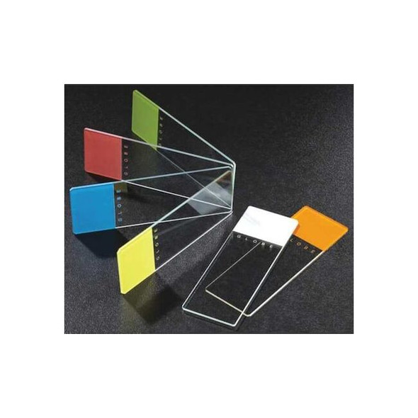 Globe Scientific Microscope Slide,White,1.1mm,PK144 1324W