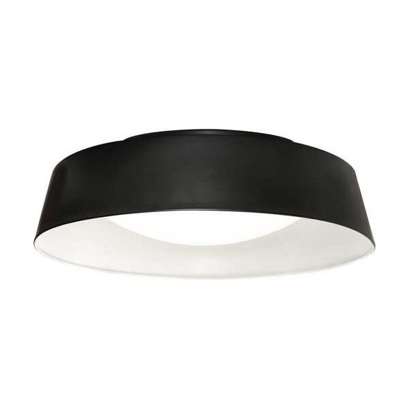 Afx RndLEDMnt,19.5in,5000K,4000lm,Blk/Wht DUNF20LAJUDBKWH