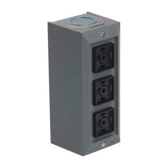Square D Push Button Control Station,3NO/3NC,30mm 9001BG307
