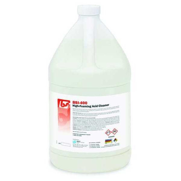 Best Sanitizers Acidic Cleaner, Jug, 1 gal, Solvent, 4 PK BSI4001