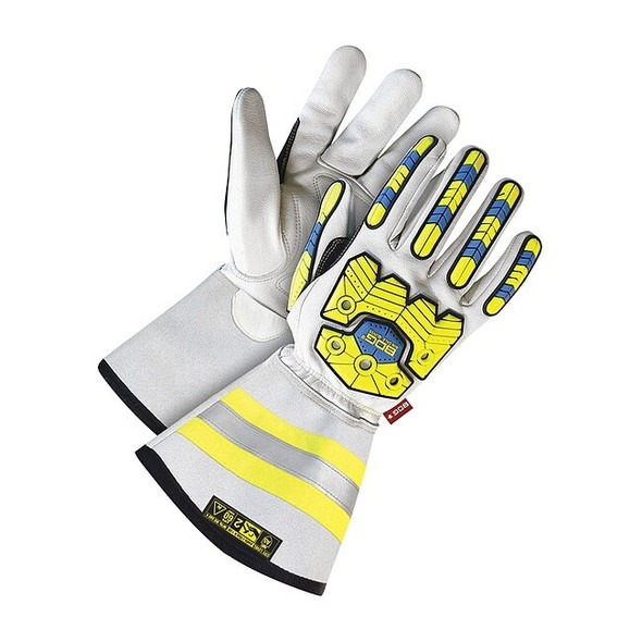 Bdg Cut-Resistant Leather Gloves, Cut Level A5 ,XL 1 PR 20-1-10699-XL