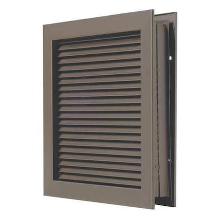 National Guard Door Louver,Steel L-700-RXDKB-20x12