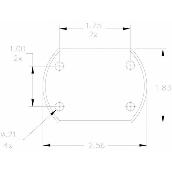 Maradyne Bolt-On Fan, 1.3A, ChromePlatedSteel, 24VDC F-300024