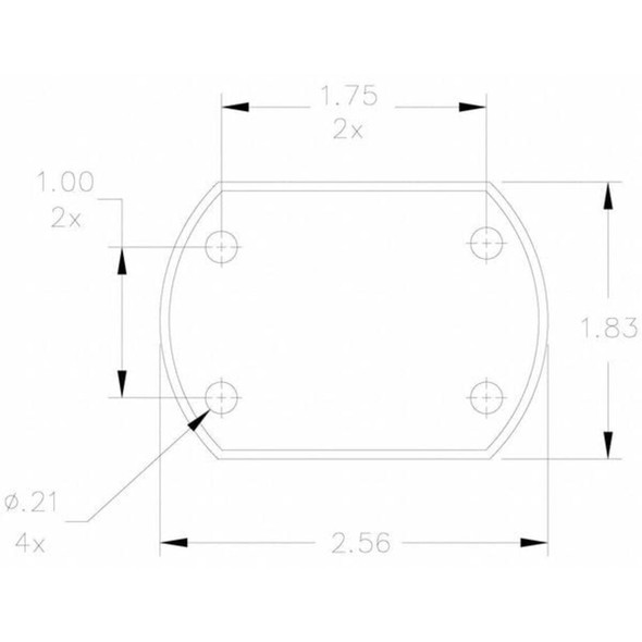 Maradyne Bolt-On Fan, 1.3A, ChromePlatedSteel, 24VDC F-300024