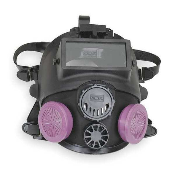 Full Face Respirator, 7600, Not Rated, Threaded, Size, S 0 Cartridges Included
