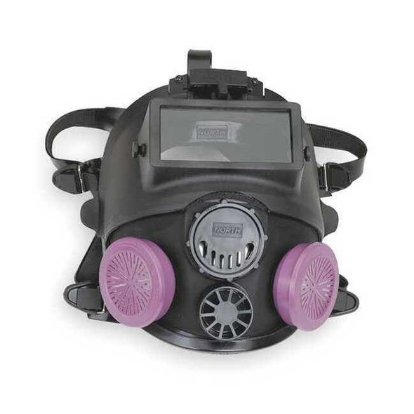 Full Face Respirator, 7600, Not Rated, Threaded, Size, S 0 Cartridges Included