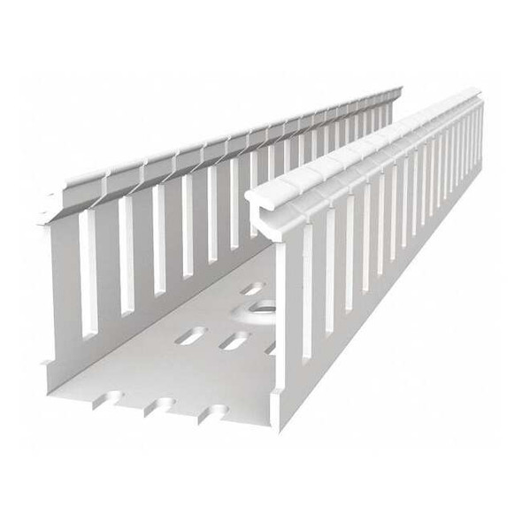Abb Wiring Duct,Wide Slot Wall,White,6 ft. L TYD3X4WPW6