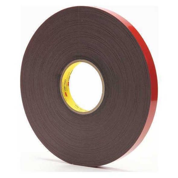 3m Foam Tape, Gray, 36 yd L, 3/4 in W, PK12 4611
