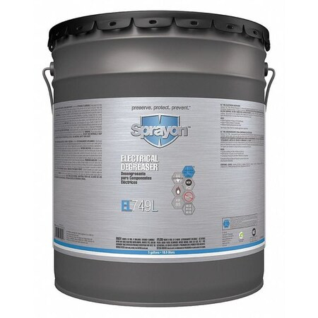 Sprayon Electrical Degreaser, 5 gal Canister, Ready to Use S74905000