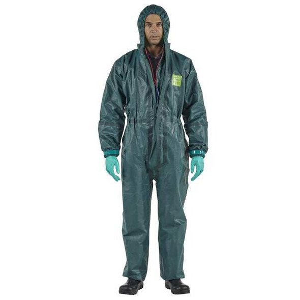 Ansell Chem Res Hooded Coverall,Taped3XL,PK6 GR40-T-92-111-07
