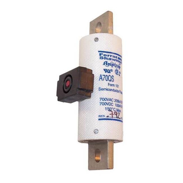 Mersen Semiconductor Fuse, 150A, Fast-Acting, 700V AC, Bolt-On A70QS150-4IL